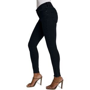 Good American Good Legs High Rise Ankle Cropped Jeans in Black094